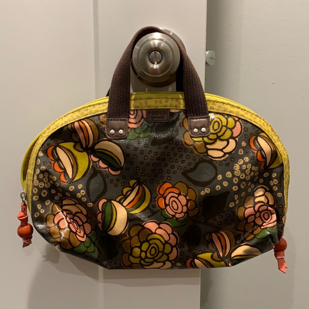 Fossil Toiletry Makeup Overnight Bag